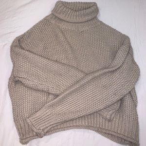 Turtleneck Cropped Sweater